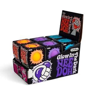 NeeDoh Glow In The Dark Sensory Squeeze Toy Needoh 1pc (Random)